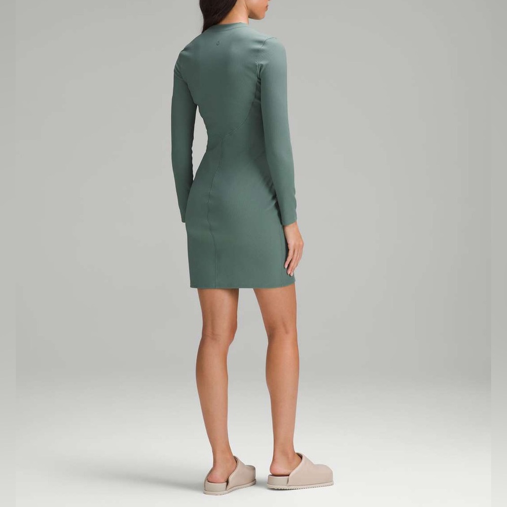 Lululemon Ribbed Long Sleeve Luxtreme Dress NWT
